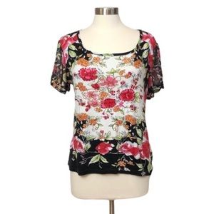 Forbidden Floral Beaded Top